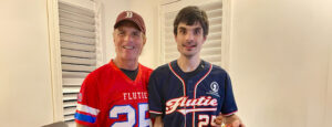 Doug Flutie and his son