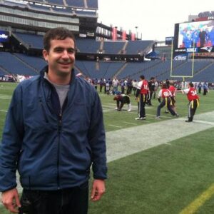 Man at a football game